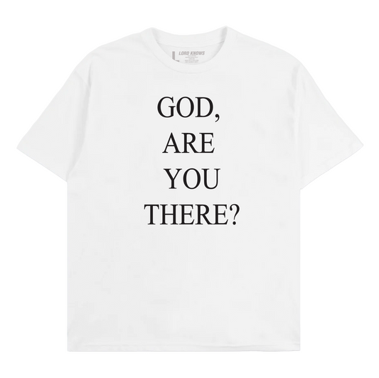 ARE YOU THERE ? S/S TEE (WHITE)