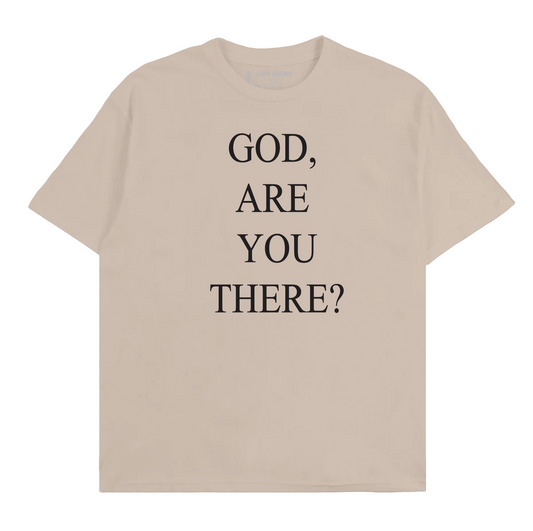 ARE YOU THERE ? S/S TEE (SAND)